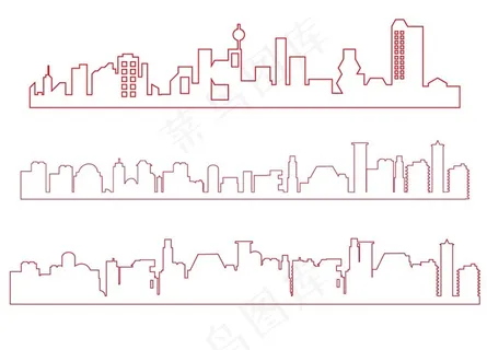 城市剪影图片