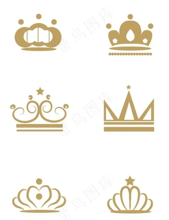 皇冠图片ai矢量模版下载