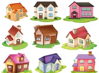 房子矢量图图片