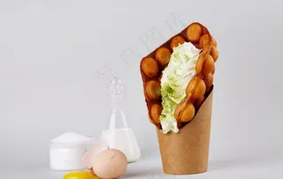 鸡蛋仔雪顶图片