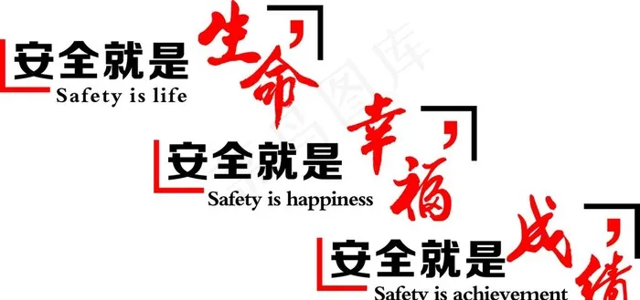 安全就是生命 幸福 成绩图片cdr矢量模版下载