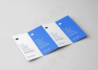 四折页样机图片