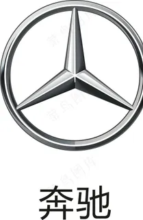 奔驰车标矢量图图片