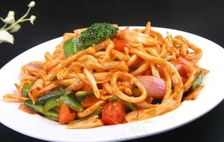 拉条子炒面图片