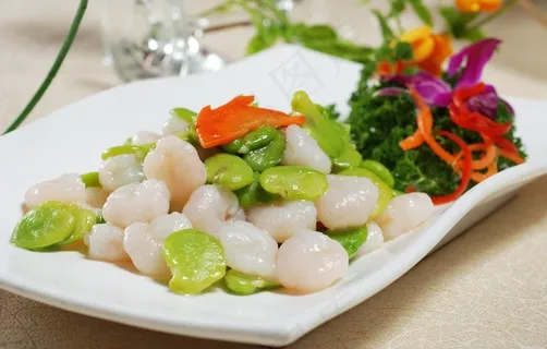 青豆瓣虾仁图片 青豆瓣虾仁图片