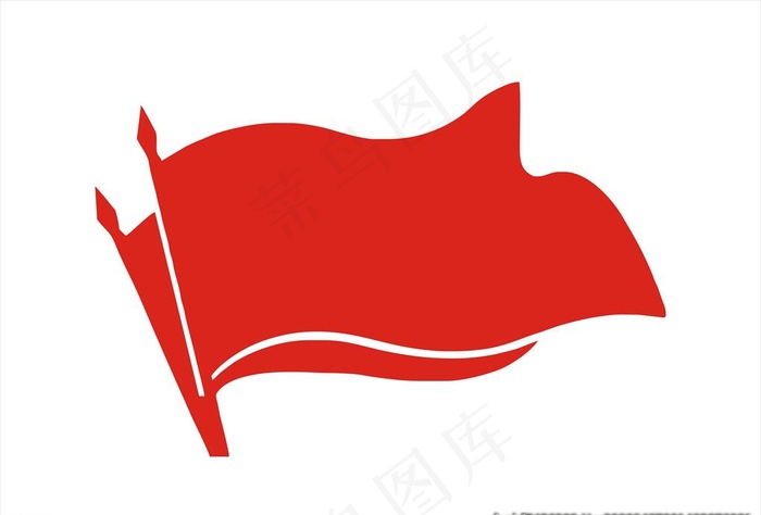 矢量红旗边框素材图片cdr矢量模版下载