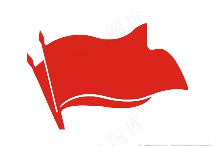 矢量红旗边框素材图片cdr矢量模版下载