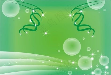 水润绿色背景图片