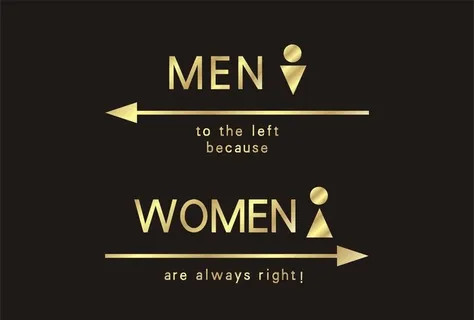 创意卫生间标识牌图片