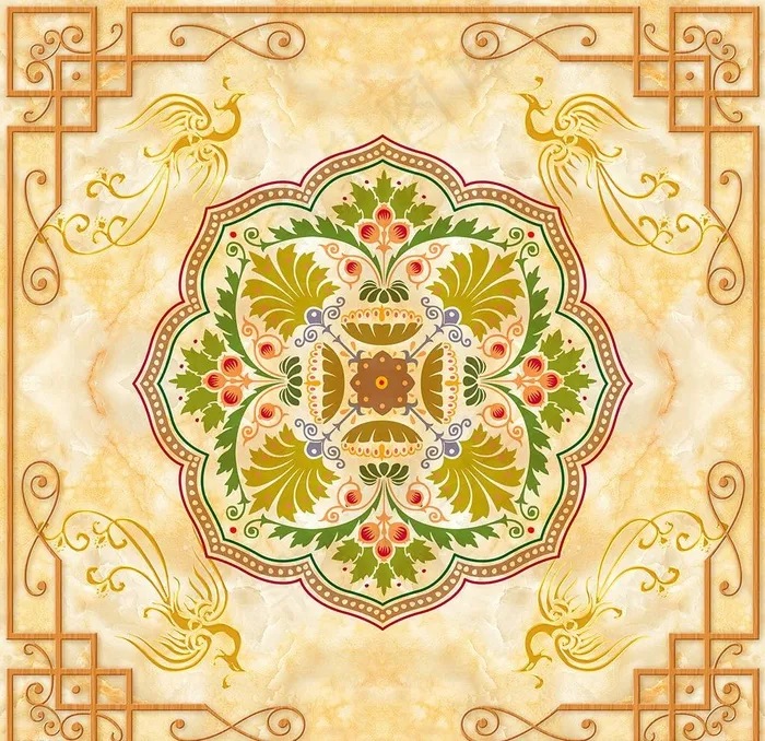 中式花纹石纹吊顶装饰图片(11339X11339(DPI:72))psd模版下载