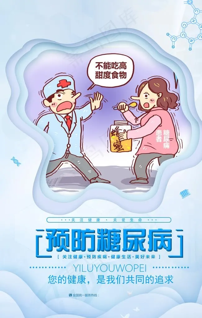 预防糖尿病图片(3543X5315(DPI:150))psd模版下载