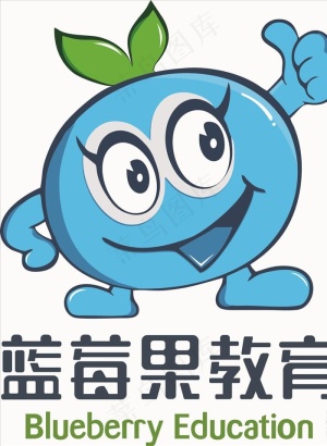 蓝莓果教育图片