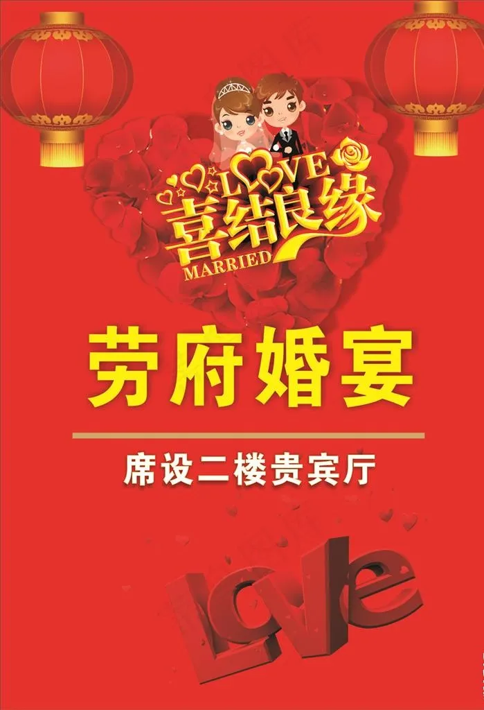 婚宴水牌图片cdr矢量模版下载