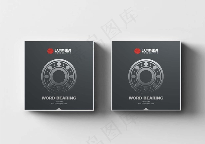 轴承包装图片cdr矢量模版下载