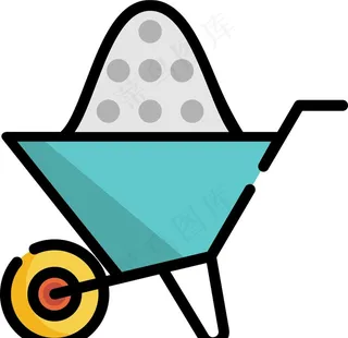 手推车图标图片