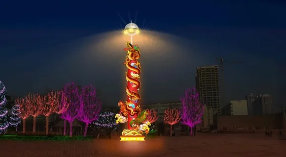 彩灯效果图图片