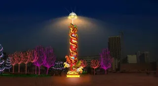 彩灯效果图图片