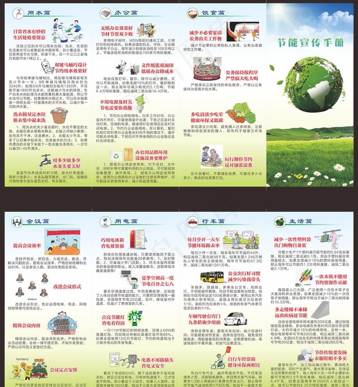 勤俭节约节能环保图片