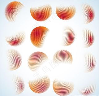 几何光晕背景图片