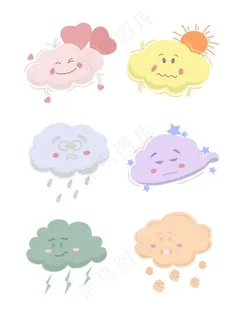 卡通云图片