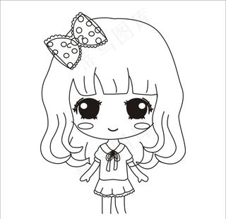 卡通画美女公主图片