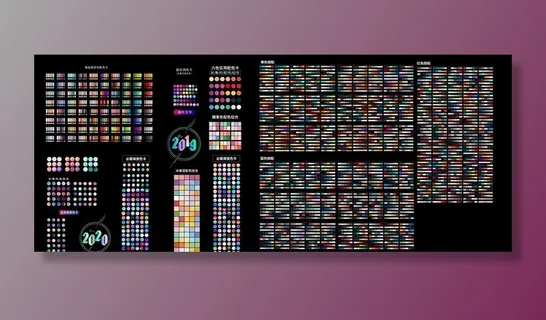 AI渐变色卡图片 AI渐变色卡图片