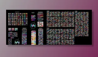 AI渐变色卡图片