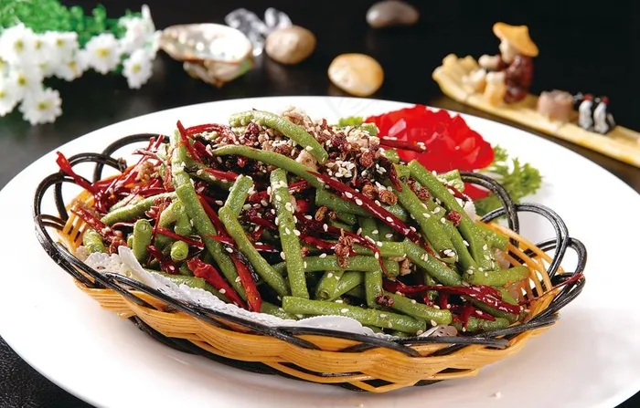 干煸豆角图片