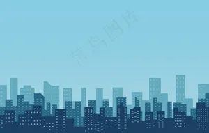 建筑剪影图片