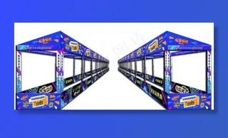 美食节艺术节摊位效果图图片