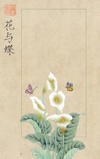 工笔画背景图片 工笔画背景图片