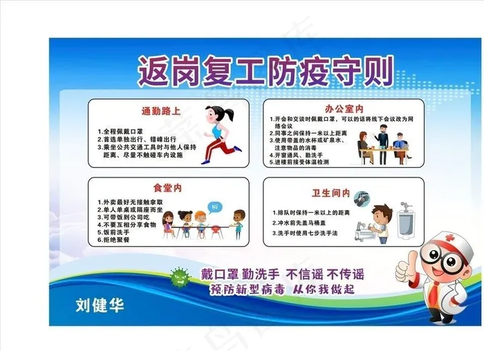 业复工 返岗复工 复工复产 企图片cdr矢量模版下载