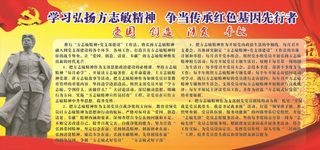 方志敏  展板图片