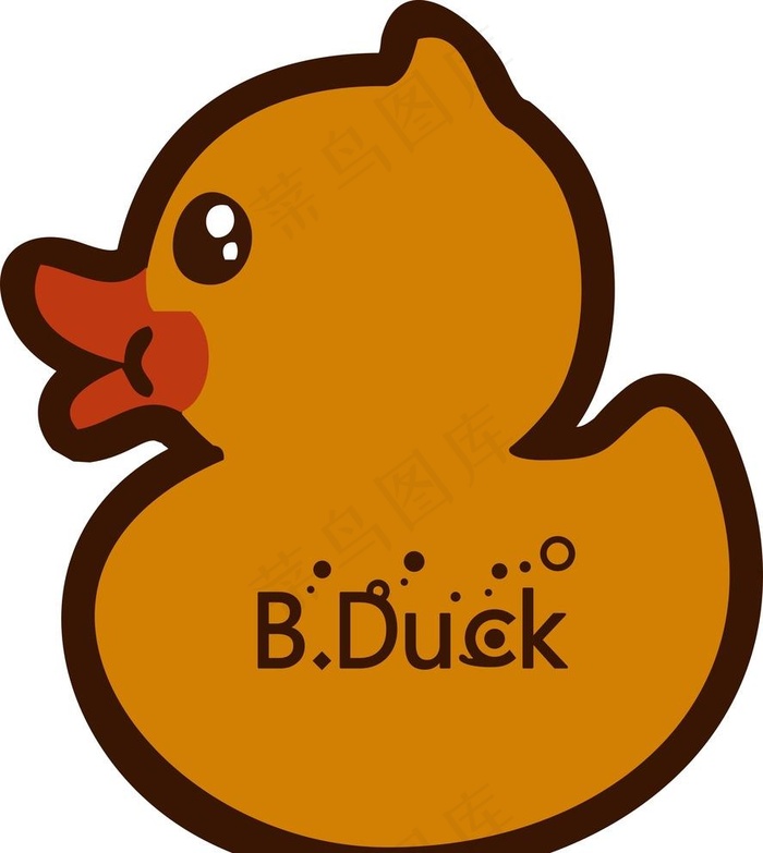 B.Duck 小黄鸭图片cdr矢量模版下载