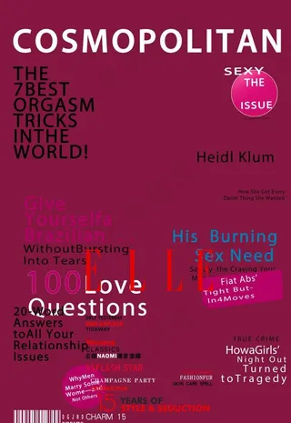 英文 时尚杂志 人像  字体图片