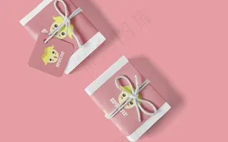 礼品包装样机图片