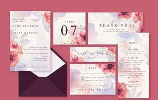 婚礼邀请函图片