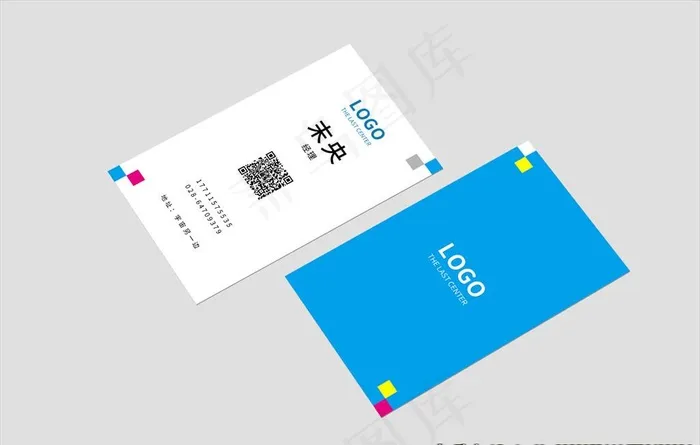 简约名片图片psd模版下载