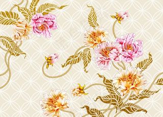 花卉背景墙图片