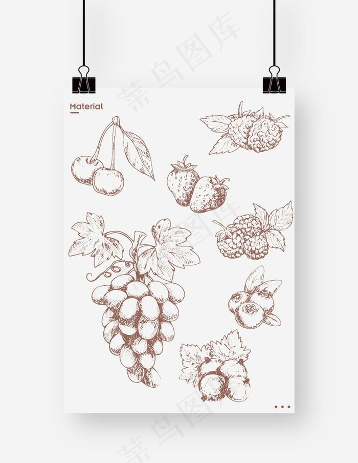 水果 樱桃 草莓 蓝莓图片