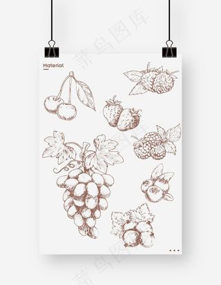 水果 樱桃 草莓 蓝莓图片