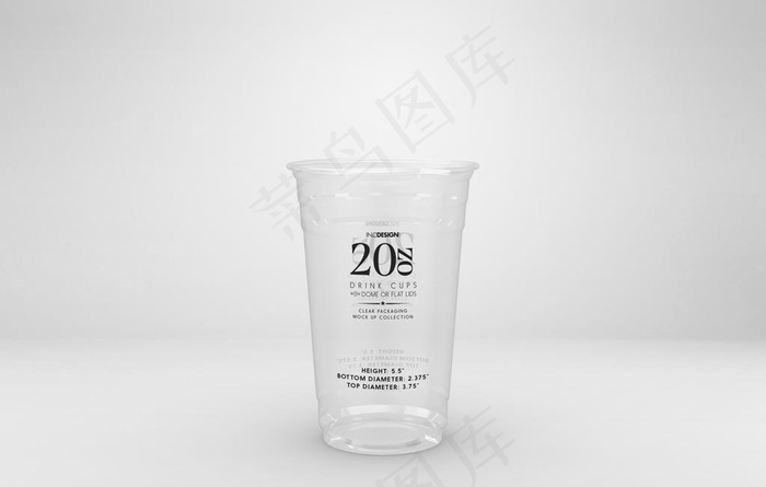 透明杯子样机图片