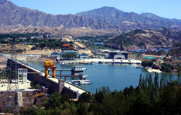 刘家峡大坝图片