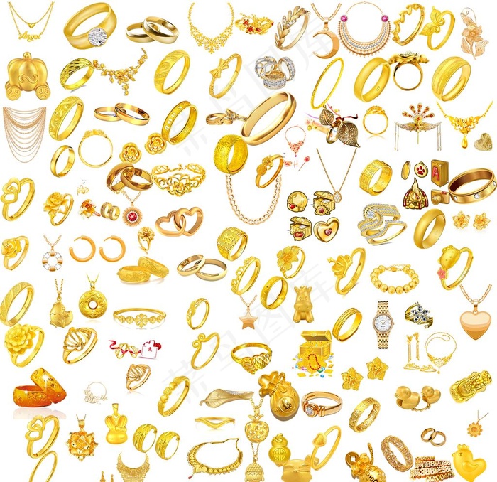 黄金首饰图片