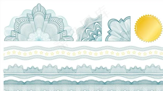 防伪花纹底纹图片