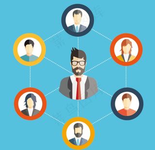 商务人士半身头像图片