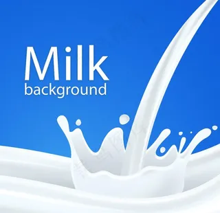 牛奶海报素材模板图片