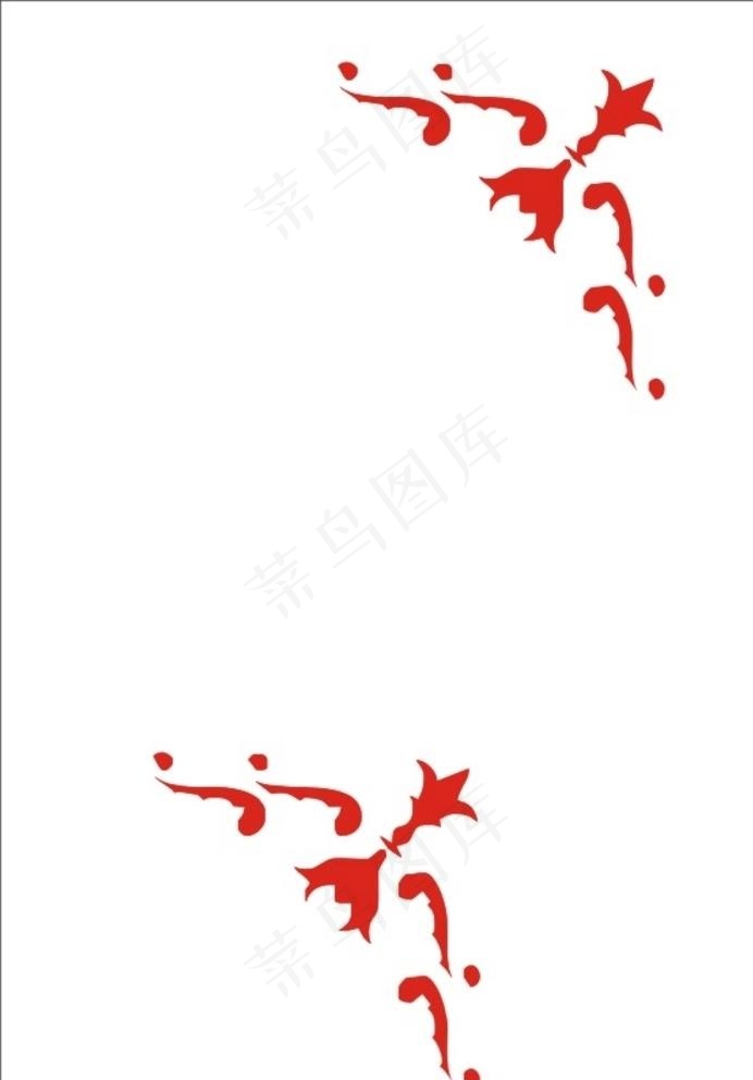 角花边花纹角模板图片