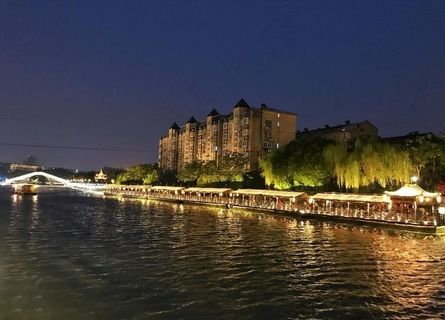 运河夜景 常州夜景 京杭运河图片 运河夜景 常州夜景 京杭运河图片