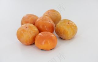 柿子 脆柿子 黄柿子 水果图片